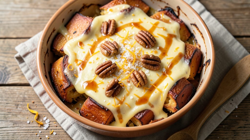 Sweet Potato Casserole Recipe With Orange Zest: Bright Citrus Crunch Over Creamy Spice Bliss