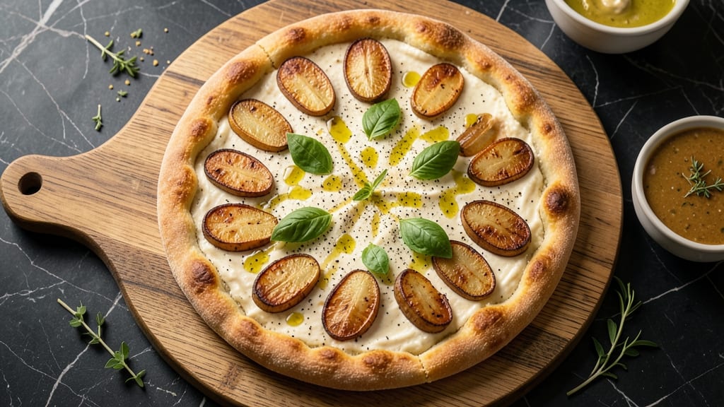 Vegan Potato Pizza Recipe: Crispy Crust With Creamy Vegan Cheese Bliss
