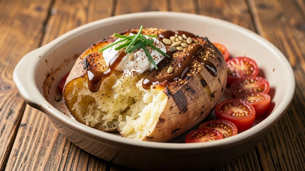 Veg Baked Potato Recipe: Smoky Paprika and Garlic Butter Loaded