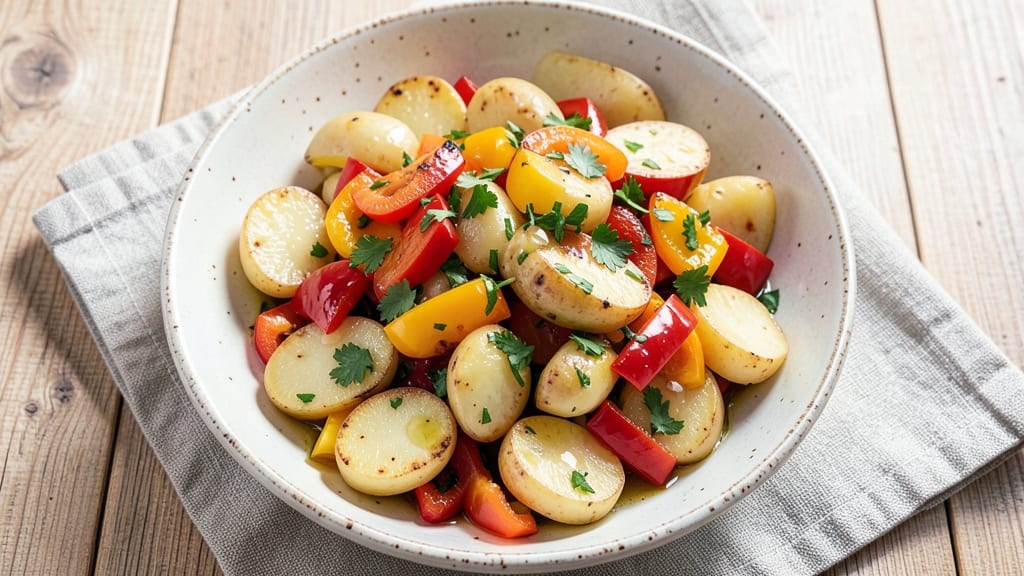 Sweet Peppers Potato Salad Recipe: Summer Picnic Vibes With Crunchy Texture