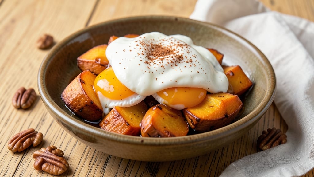 Sweet Potato Recipe Natasha's Kitchen: Spiced Rum-Infused Custard With Crispy Celery Crown