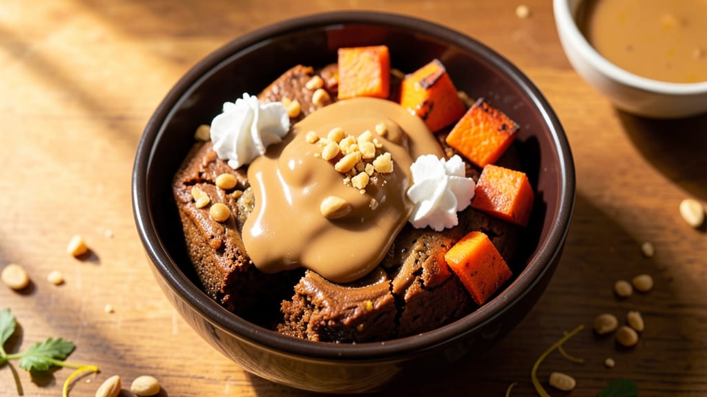 Sweet Potato Brownie Recipe with Peanut Butter: Fudgy Richness with Nutty Swirls