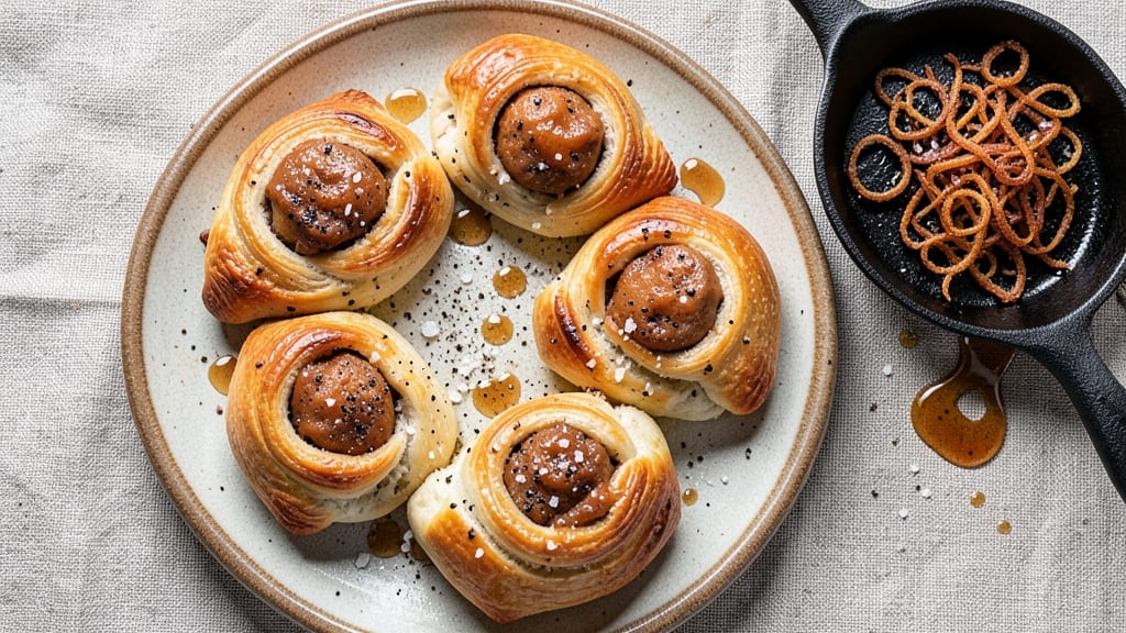 Sweet Potato Knish Recipe: Crispy Celery Crown Over Cinnamon-Spiced Filling