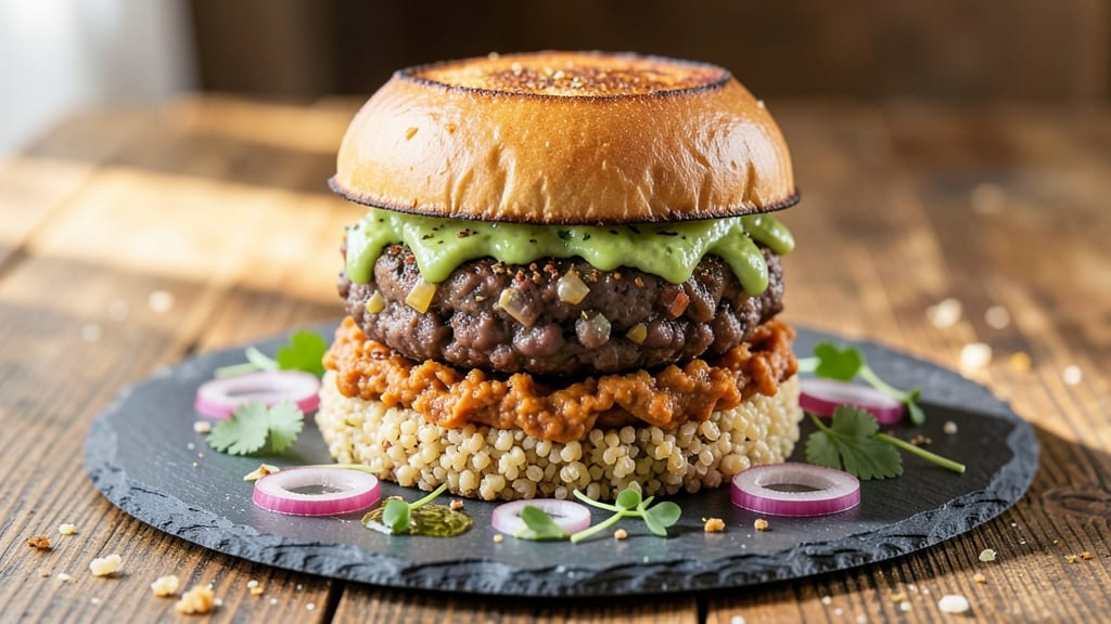 Sweet Potato Black Bean Quinoa Burgers Recipe: Hearty Vegan Stack That Stands Up to Meat