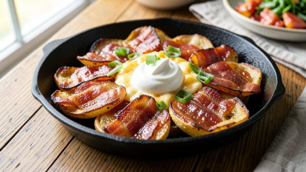 Bacon Potato Skins Recipe: Smoky Crispy Edges With Cheesy Pull-Apart Magic