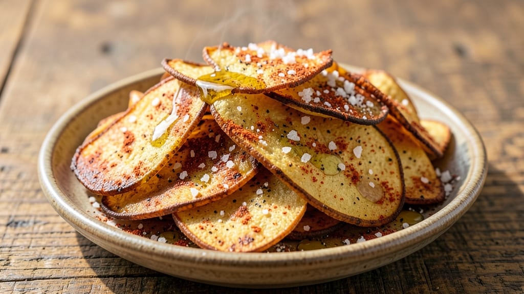 White Sweet Potato Chips Recipe: Ultra-Crispy, Low-Oil Baked Delight