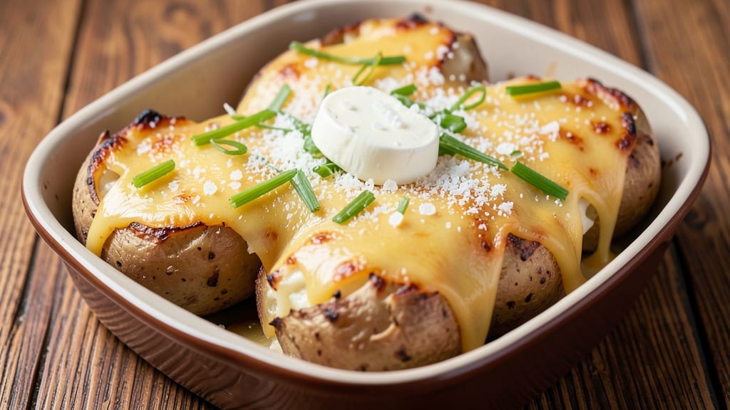 Baked Potato Recipe at 450 Degrees: Celery Crown Crunch Over Nutty Cheese Bliss