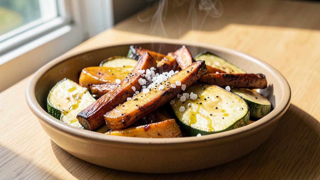 Yellow Squash Zucchini Sweet Potato Recipe: One-Pan Roasted Trio With Caramelized Edges