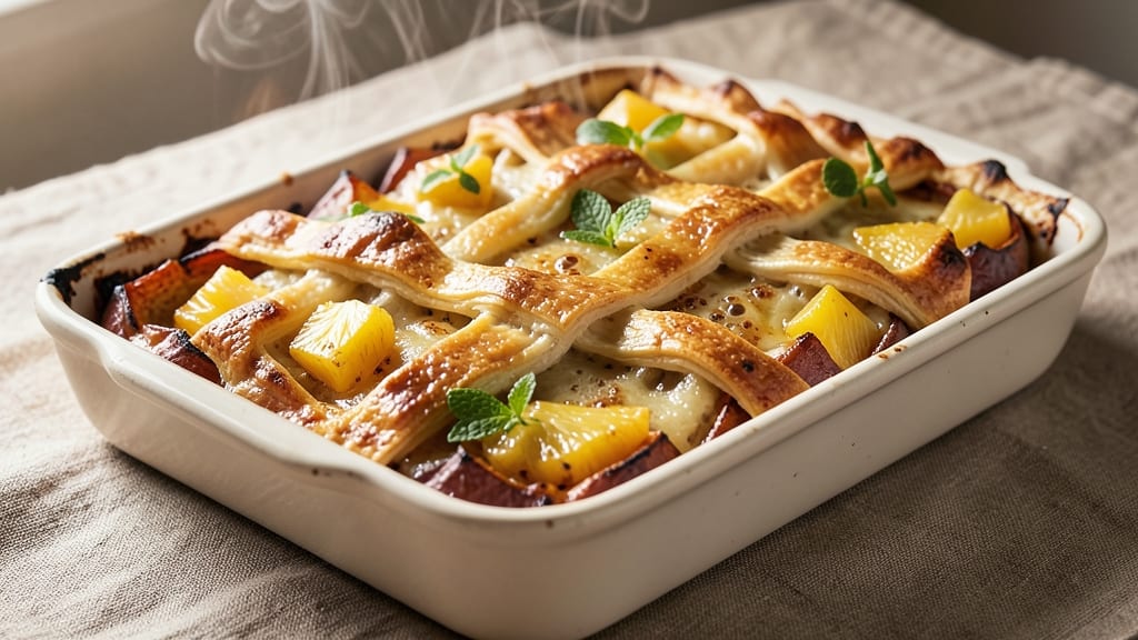 Sweet Potato Pineapple Bake Recipe: Tropical Crisp-Top Comfort in One Pan