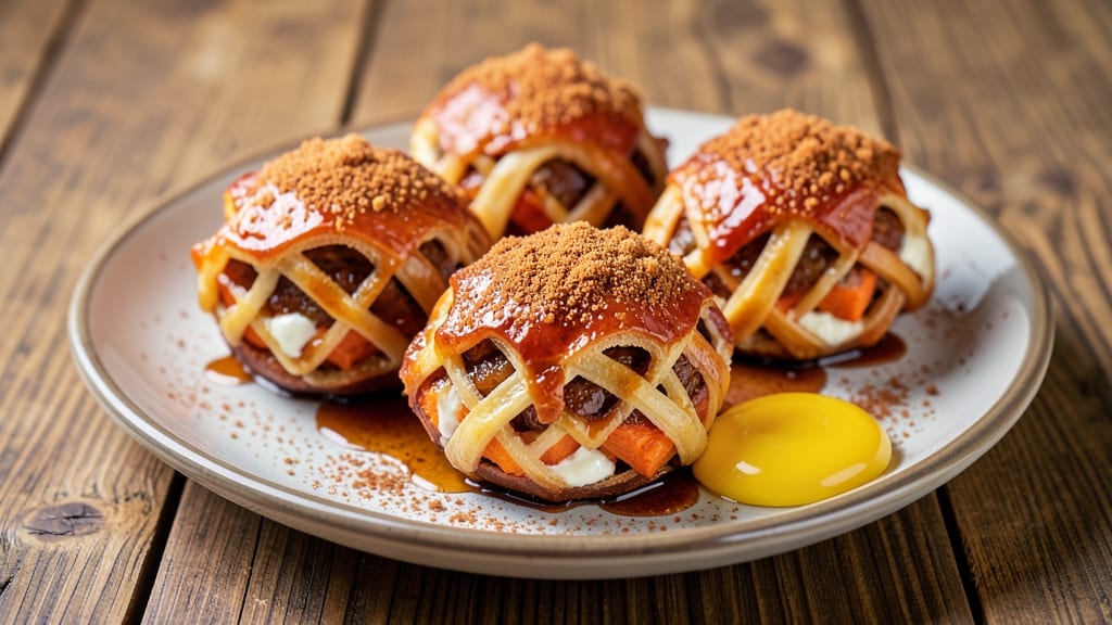 Sweet Potato Bombs Recipe: Spiced Rum-Infused Crunch With Gooey Cheese Core
