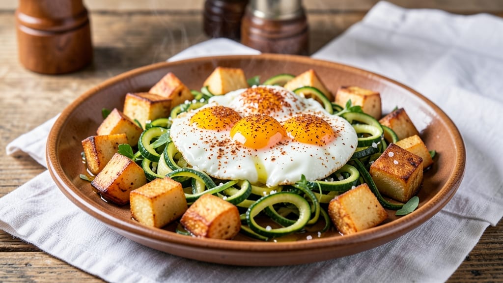 Zucchini Egg Potato Recipe: One-Pan Breakfast Hash with Crispy Edges