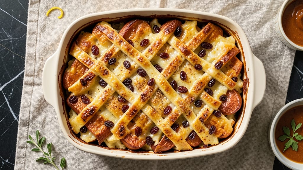 Sweet Potato Casserole with Raisins Recipe: Nutmeg-Kissed Crust Meets Plump Fruit Sweetness