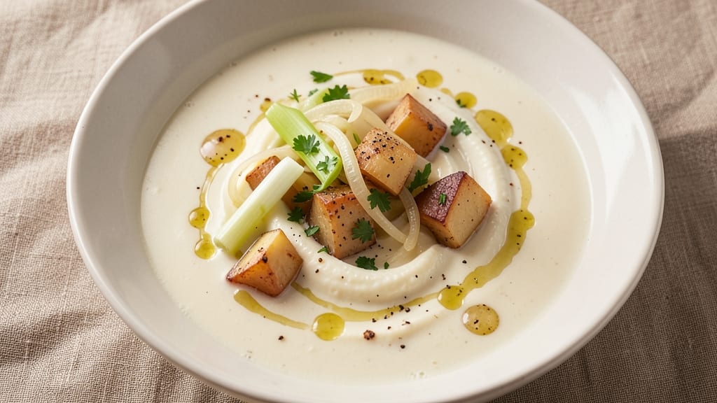Barefoot Contessa Potato Leek Soup Recipe: Velvety Smoothness With Herbed Crisp