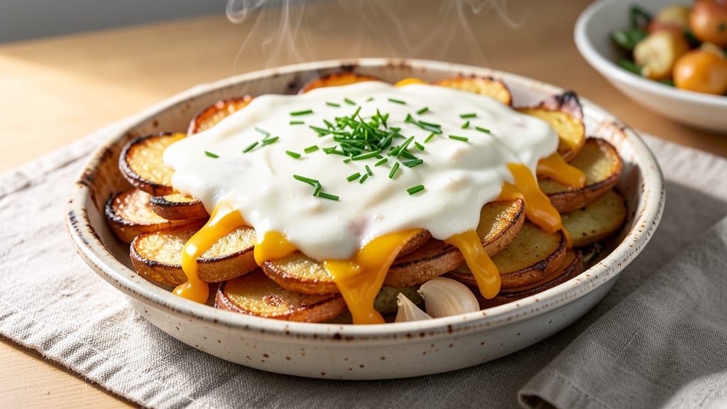 Australian Potato Bake Recipe: Golden Crust and Herbed Cream Cheese Twist