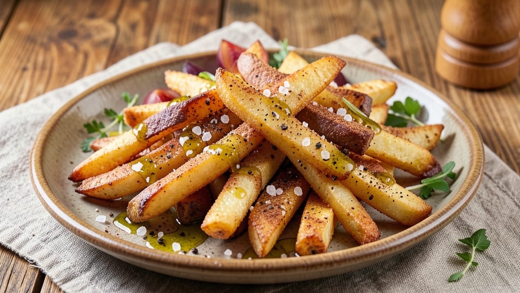 Sweet Plum Potato Fries Recipe: Honey-Glazed Crunch With Spiced Edge Magic