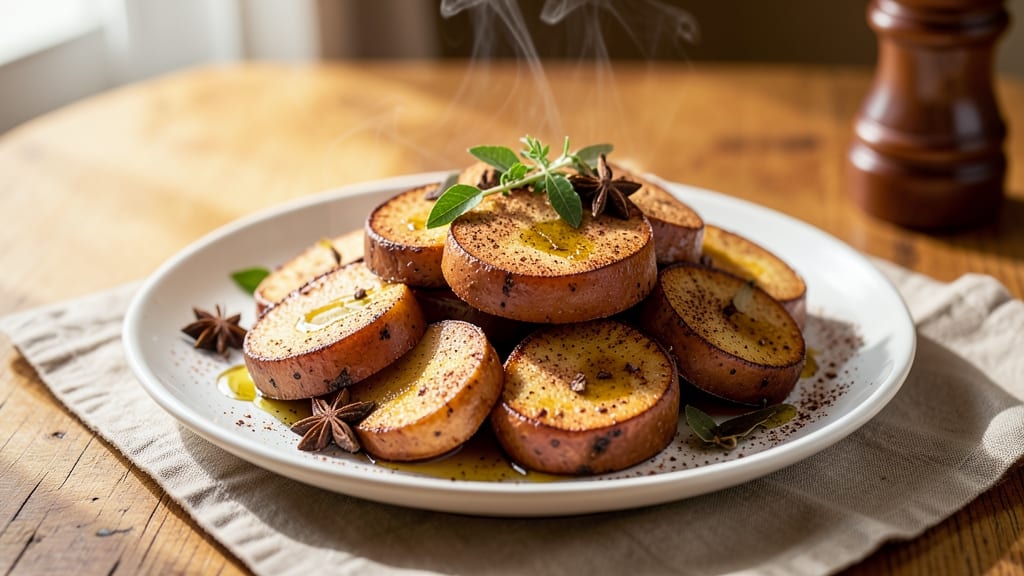Tiffany Derry's Sweet Potato Recipe: Spiced Roast With Caramelized Sweetness and Crunchy Top