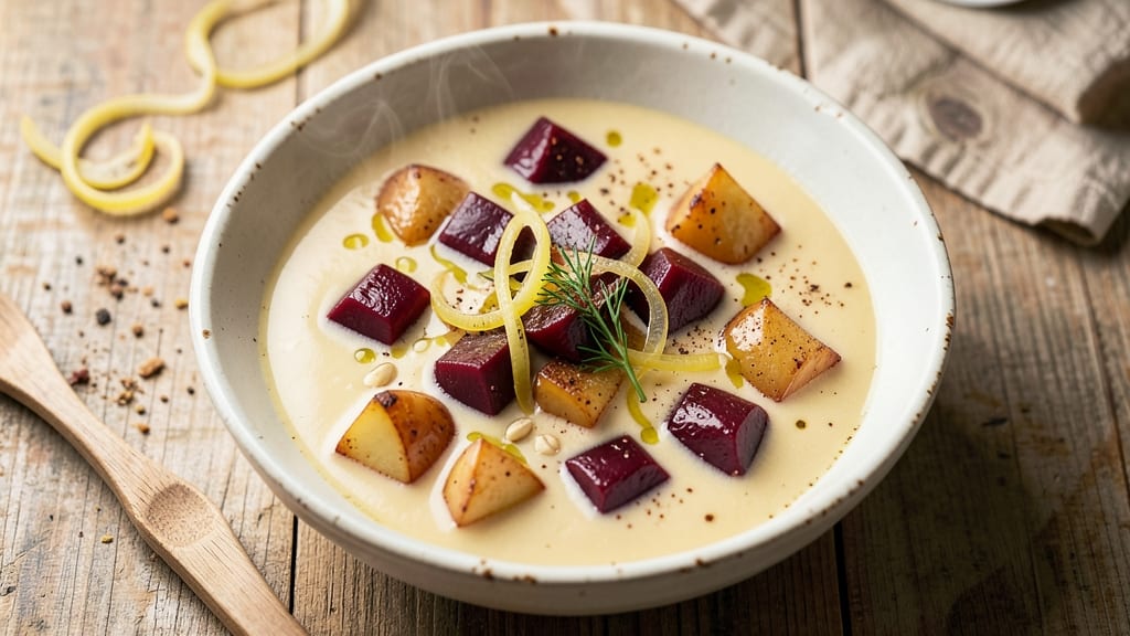 Beetroot and Potato Soup Recipe: Earthy Sweetness Meets Creamy Velvety Depth