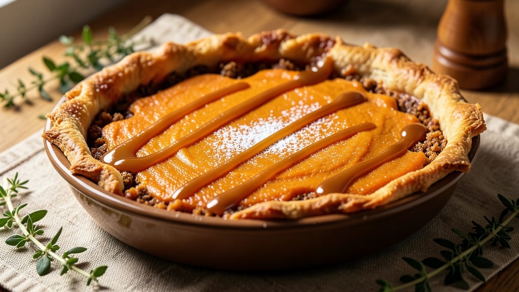 2 Deep Dish Sweet Potato Pie Recipe: Nutmeg-Kissed Crust and Silky Filling
