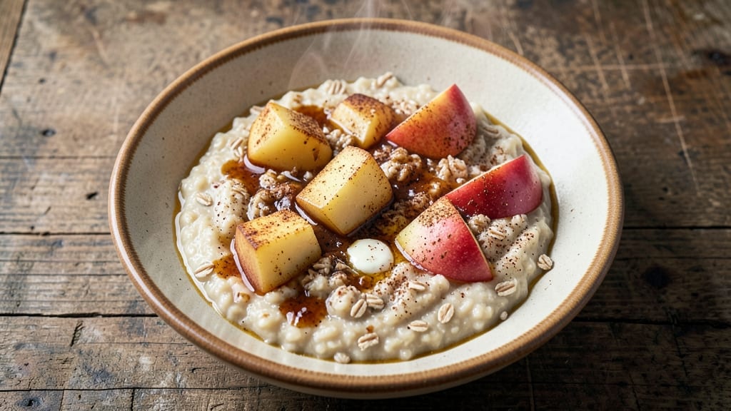 Apple And Potato Porridge 17th Century Recipe: Rustic Spice Harmony With Caramelized Apples