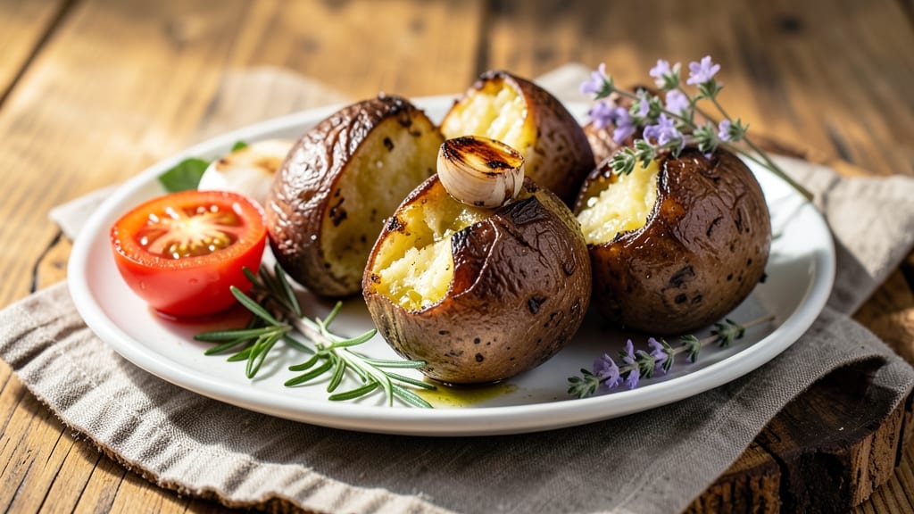 Baked Potato Recipe Story of Seasons: Herb-Infused Crisp with Golden Roast Perfection
