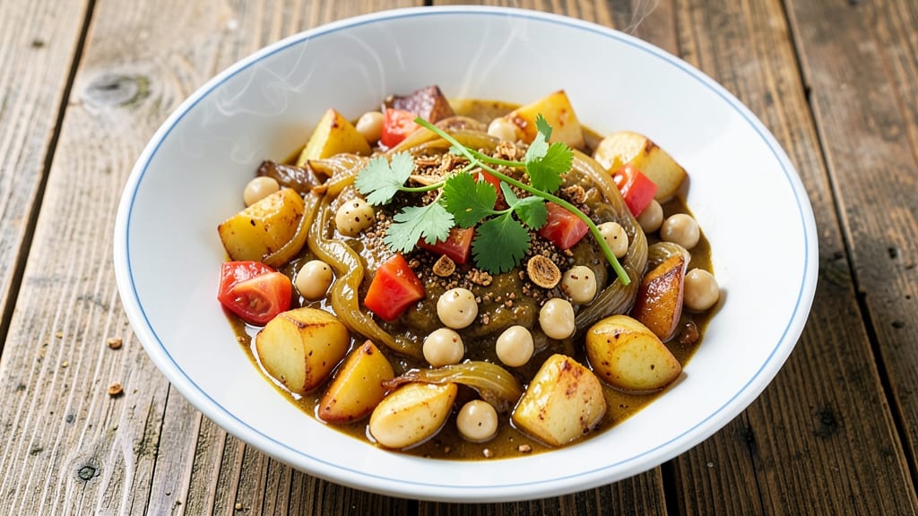 Beans and Potato Curry Recipe: Spiced One-Pan Harmony With Tender Bites