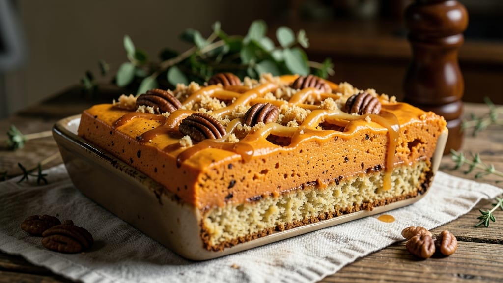 Sweet Potato Cheesecake Cornbread Recipe: Nutmeg-Kissed Crust Meets Gooey Sweetness