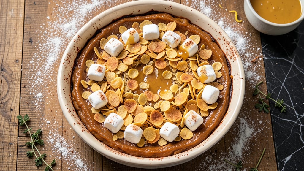 Sweet Potato Casserole Recipe With Marshmallows And Corn Flakes: One-Pan Crunch-Top Magic