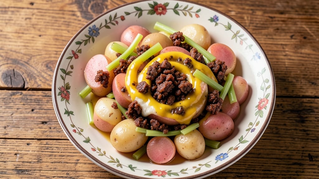 Amish German Potato Salad Recipe: Celery-Speck Harmony With Mustard-Vinegar Zing