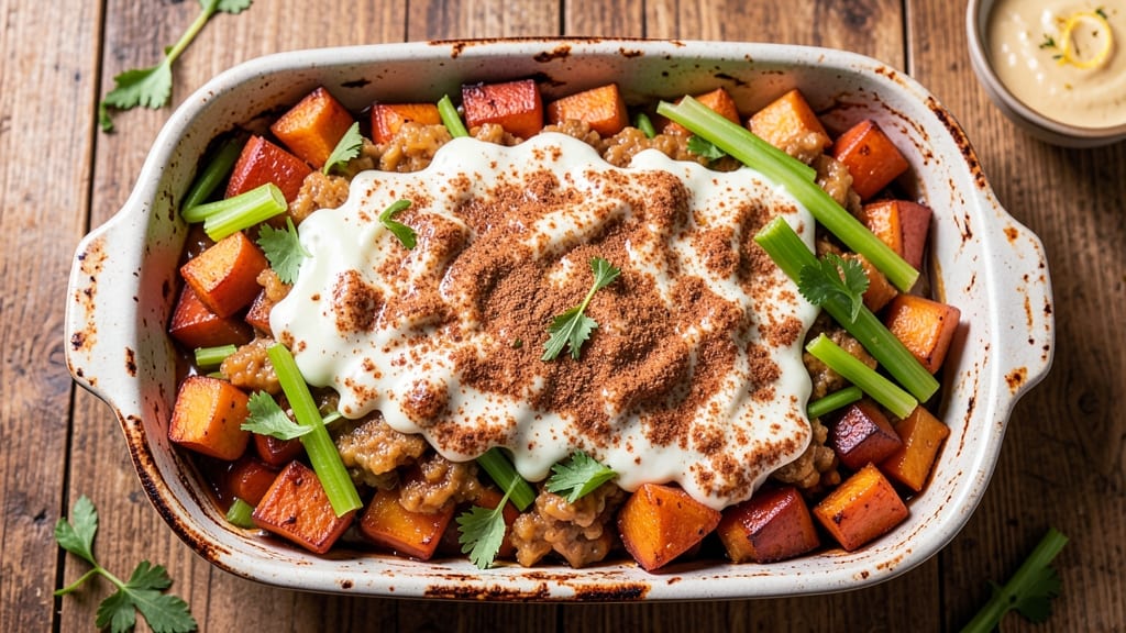 Sweet Potato Casserole Recipe No Sugar: Spiced Roast with Crispy Celery Crown Magic