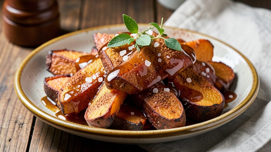 Southern Sweet Potato Crunch Recipe: Crispy Celery Crown Over Nutty Brown Sugar Bliss