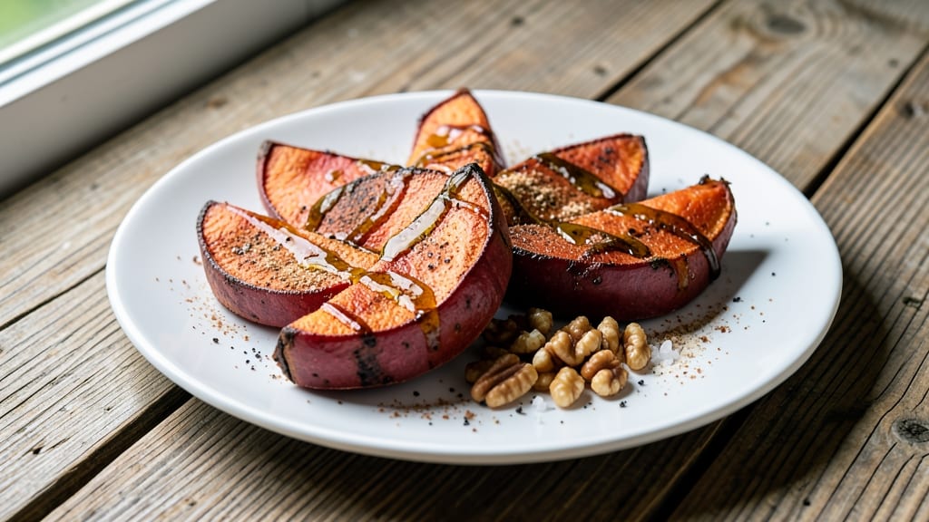 Baked Red Sweet Potato Recipe: Caramelized Sweetness With Nutmeg-Kissed Crisp