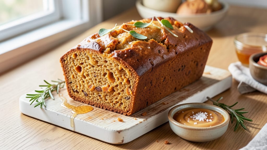 Sweet Potato Pumpkin Bread Recipe: Warm Spice Swirl With Celery Crown Crunch