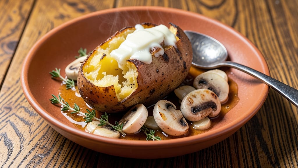 Baked Potato and Mushroom Recipe: Earthy Umami Bites in One-Pan Magic