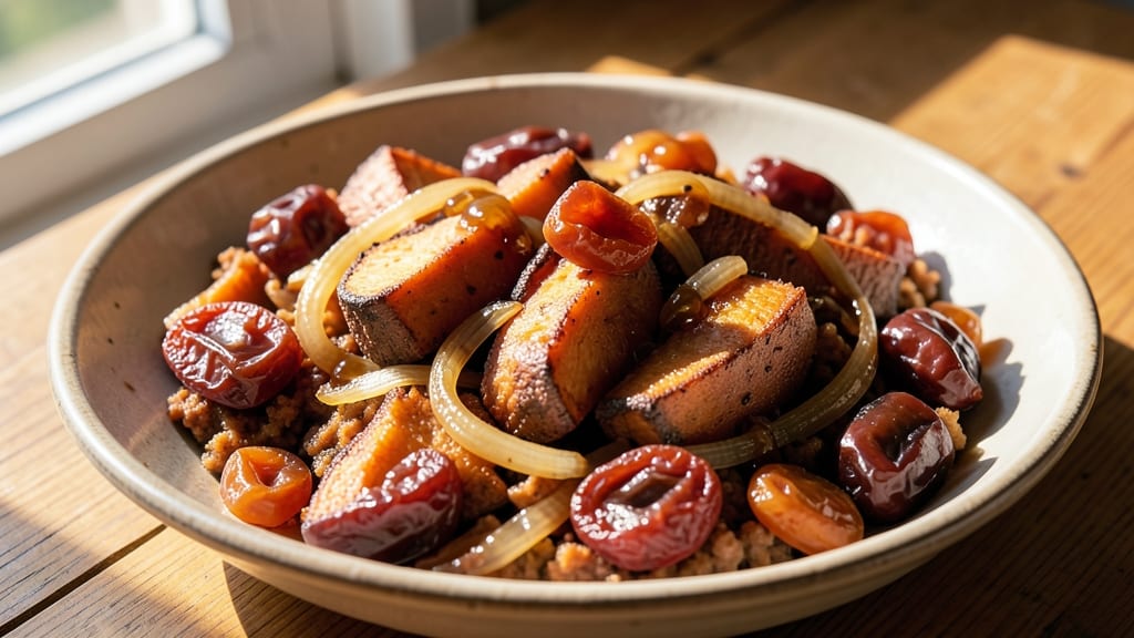 Sweet Potato Tzimmes Recipe for Passover: Spiced Rum-Infused Comfort in One Pan