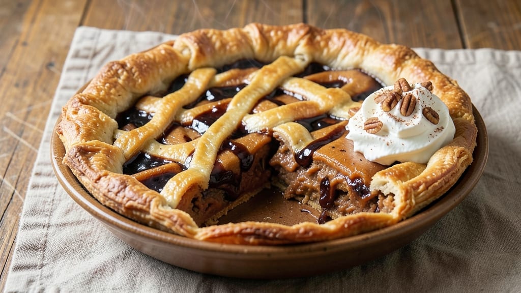 Sweet Potato Pie Recipe With Molasses: Deep Caramelized Crust and Spiced Rum Swirl
