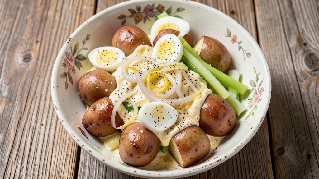 1940s Potato Salad Recipe: Vinegar-Based Crunch Meets Creamy Southern Charm
