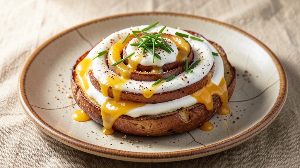 Baked Potato Spirals Recipe: Twisted Crunch Meets Creamy Cheese Haven