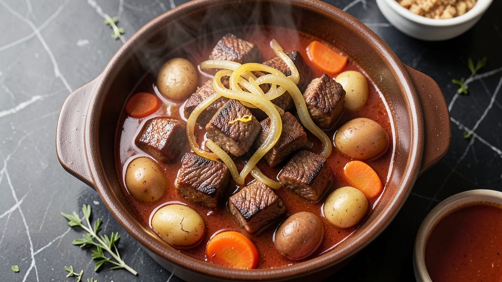 Steak And Potato Crock Pot Soup Recipe: Slow-Cooked Heartiness With Tender Meat