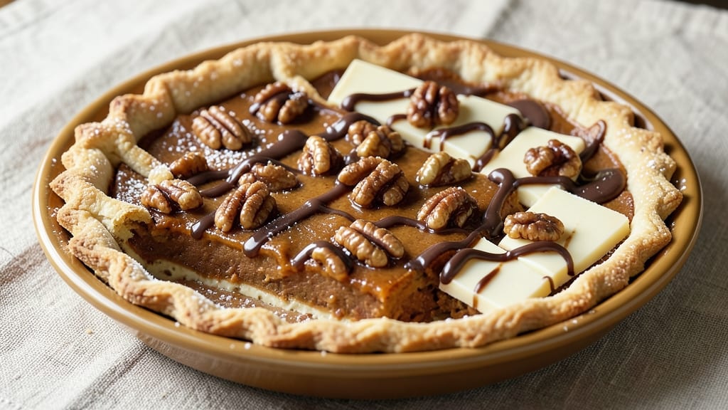 Turtle Sweet Potato Pie Recipe: Nutty Pecan-Caramelized Celery Crown Magic
