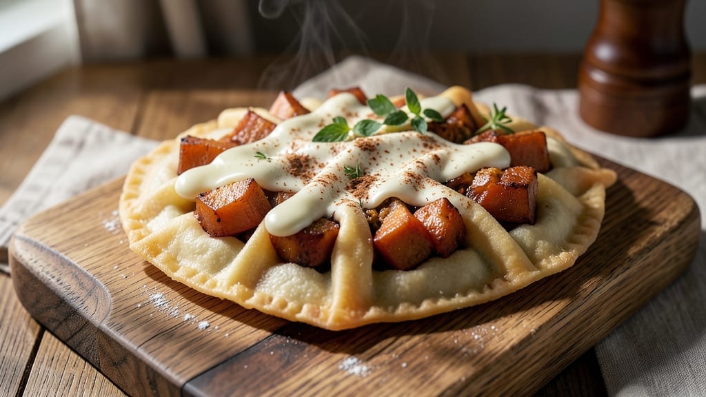 Sweet Potato Pierogi Filling Recipe: Spiced Roast Crunch With Nutmeg-Kissed Sweetness