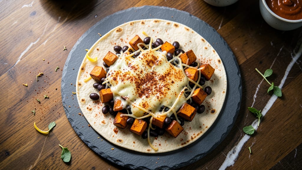 Sweet Potato Black Bean Quesadilla Recipe: Smoky Spice Crunch in 15 Minutes