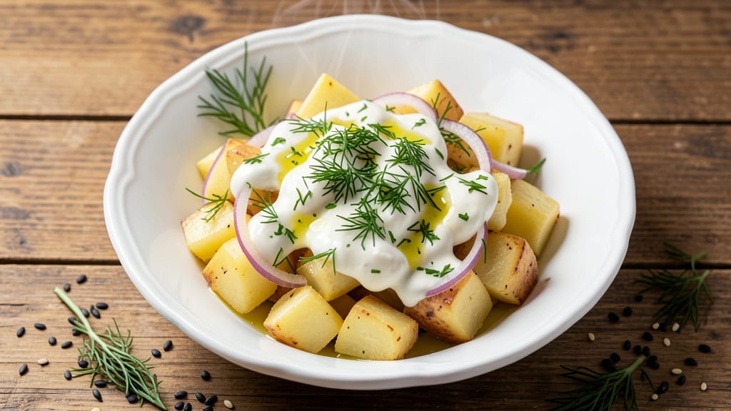 Dill Potato Salad Recipe No Mayo: Zesty Lemon-Herb Brightness