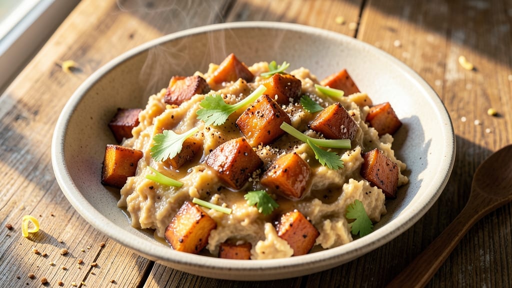 Applebee's Sweet Potato Mash Recipe: Crispy Celery Crown Over Velvety Brown Sugar Bliss