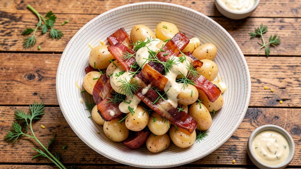 Bandanas Potato Salad Recipe: Smoky Bacon and Herbed Mayo Bliss
